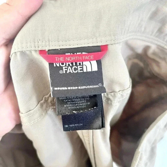 The North Face Horizon II Tan 10.5" Utility Nylon Hiking Shorts Axez Size 34 - Picture 12 of 15